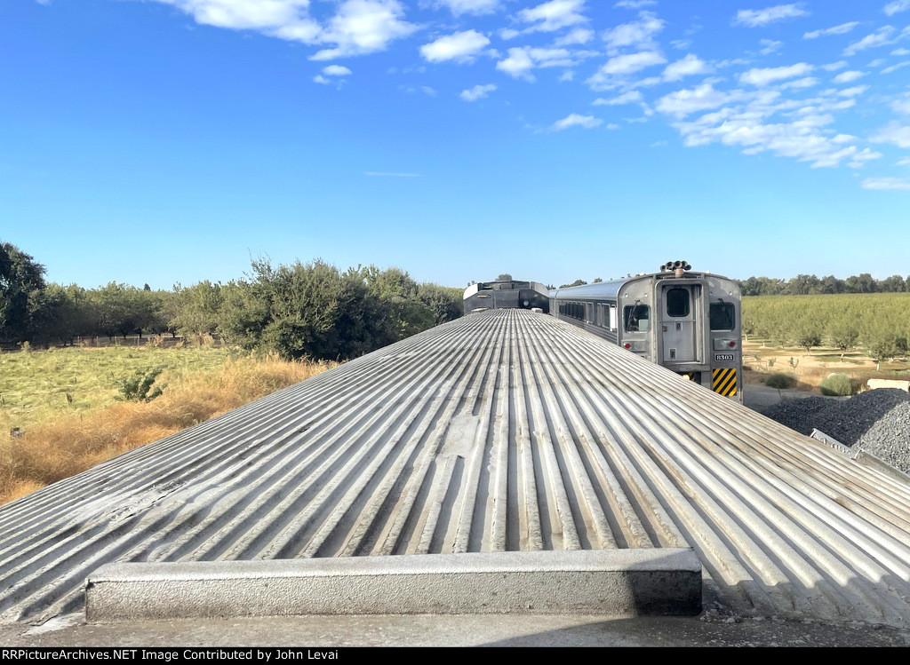 Passing Amtrak San Joaquin Train # 716